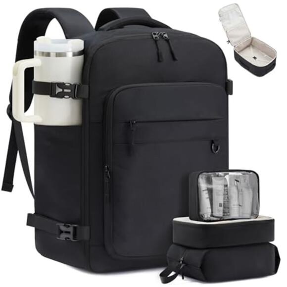 Women's Carry on Backpack Large 17 Inch Travel Backpack 50L